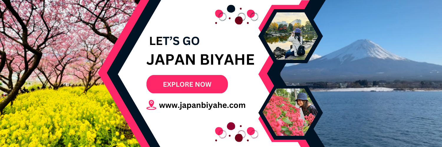 A banner for Japan Biyahe Travel Blog for Itineraries